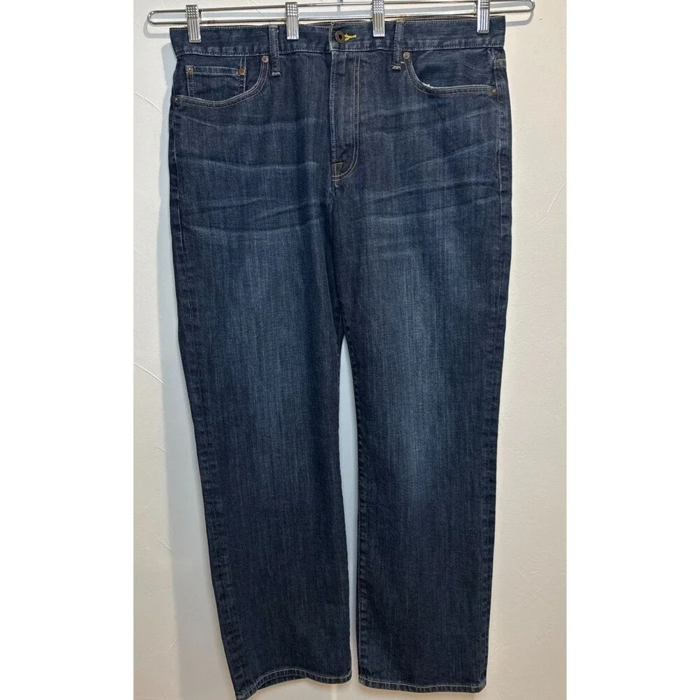 Lucky Brand 363 Vintage Straight Jeans Men's Size 36 Blue Denim Stretch